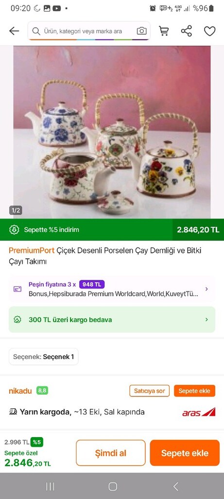 PORSELEN BİTKİ ÇAYI DEMLİĞİ - 4