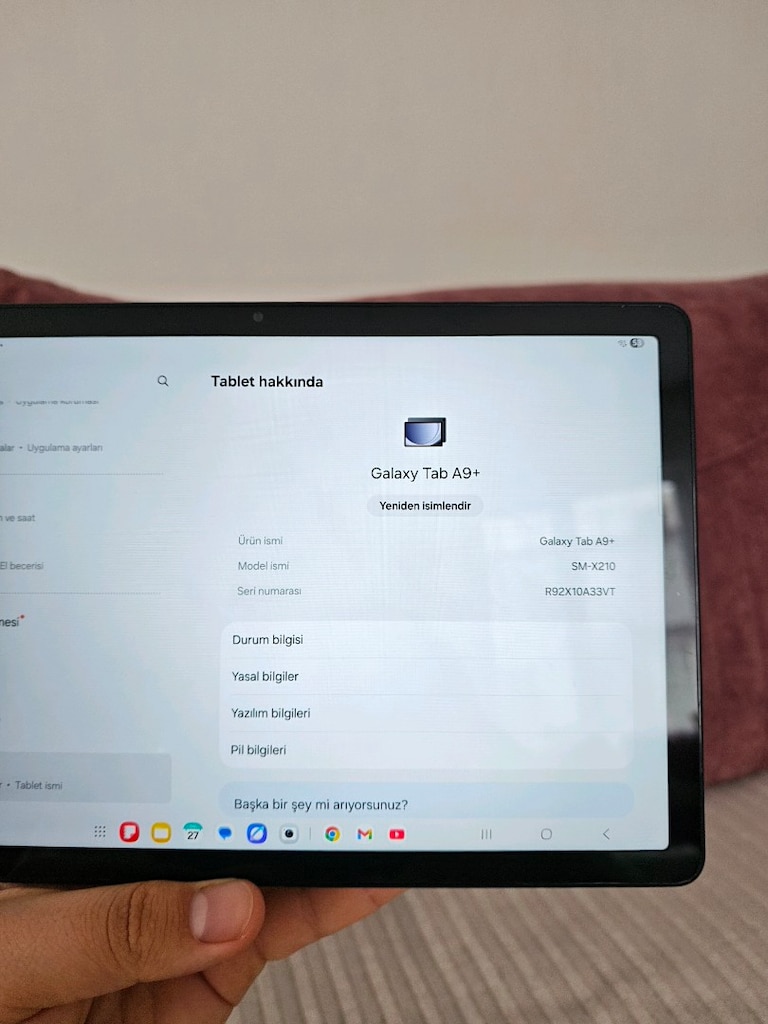 SAMSUNG TAB A9+ 64GB TEMİZ¡! - 7