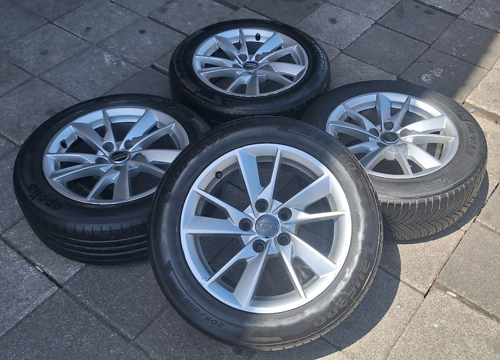 205 55 16 ORJİNAL AUDİ JANT LASTİK TAKIMI AUDİ CADDY JETTA GOLF AUDİ - 3
