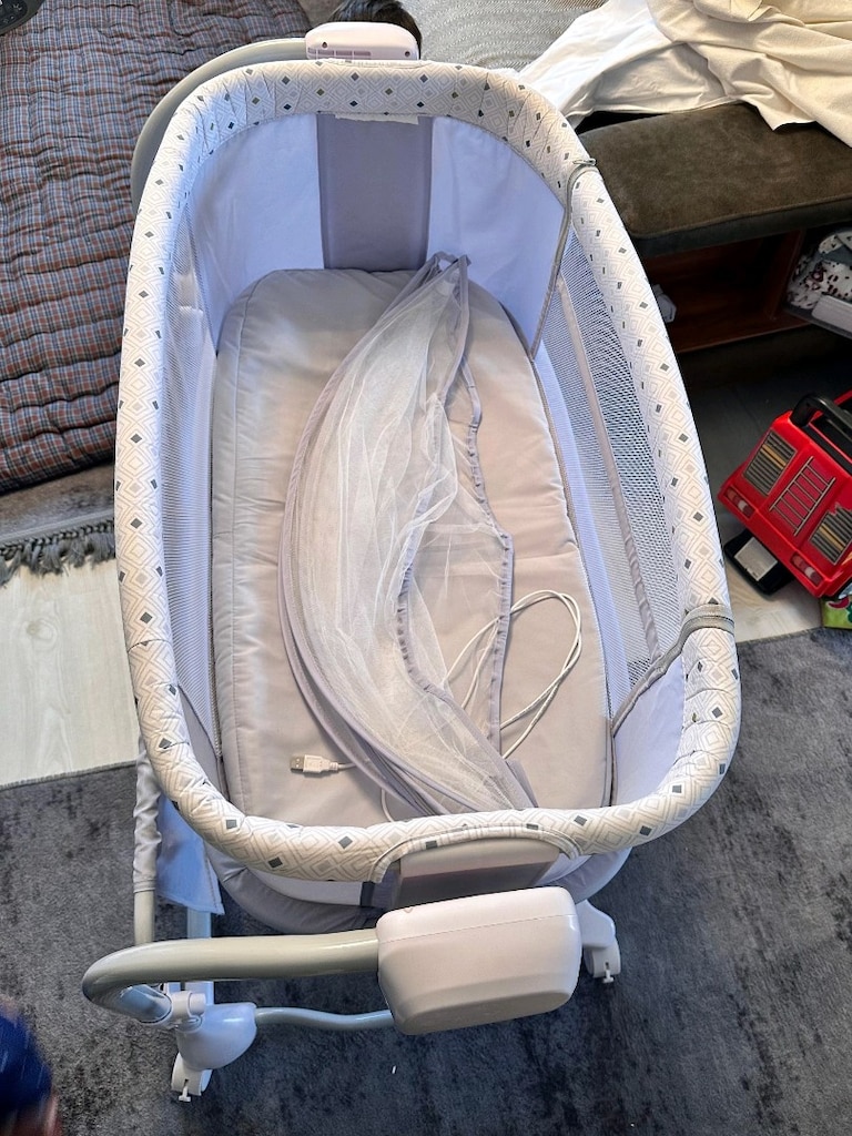 elele Anne yani otomatik sallanır park yatak - 7