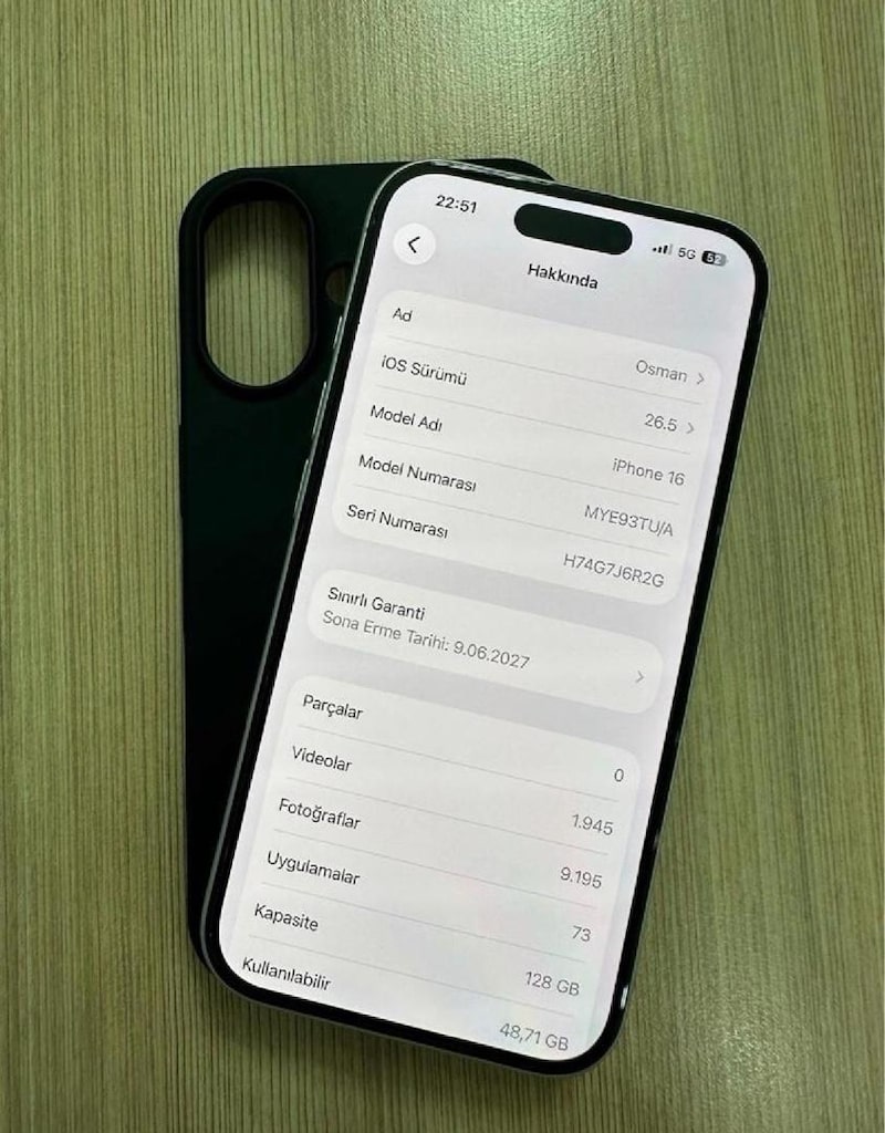 İPHONE 16/128GB HATASIZ GARANTİLİ - 3