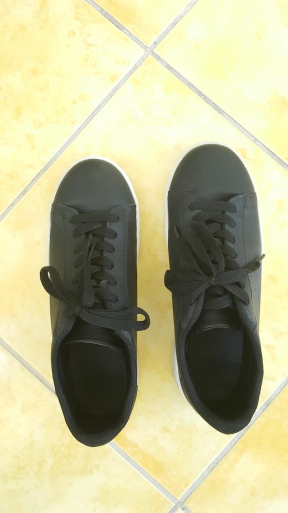 Siyah Sneaker Spor Ayakkabı - 3