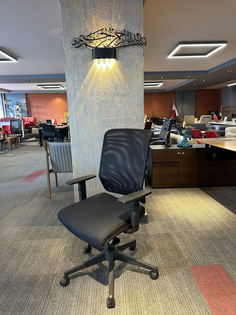 KLAS OFİS ÜSKÜDAR GIRSBERGER SİYAH FİLELİ ÇALIŞMA KOLTUĞU - 3