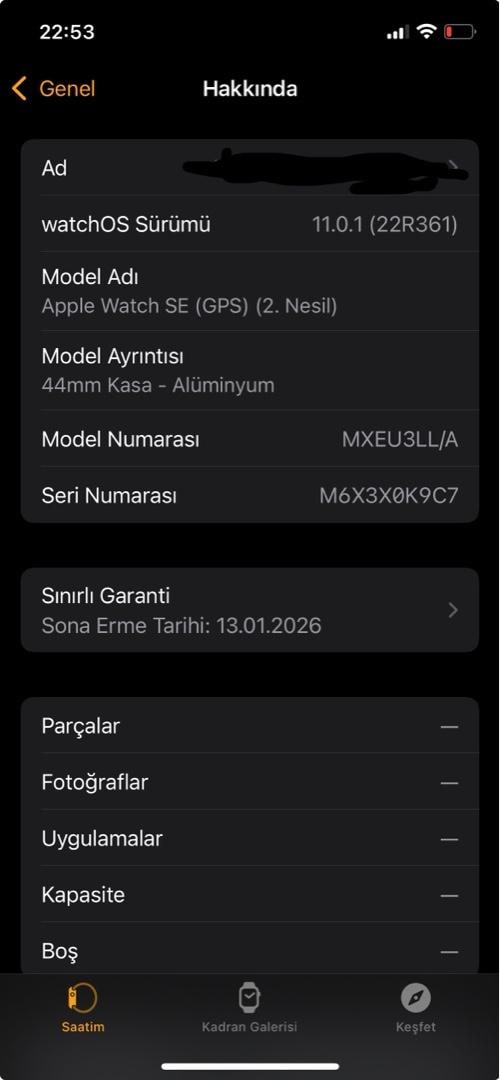 Apple watch se 2.nesil - 2