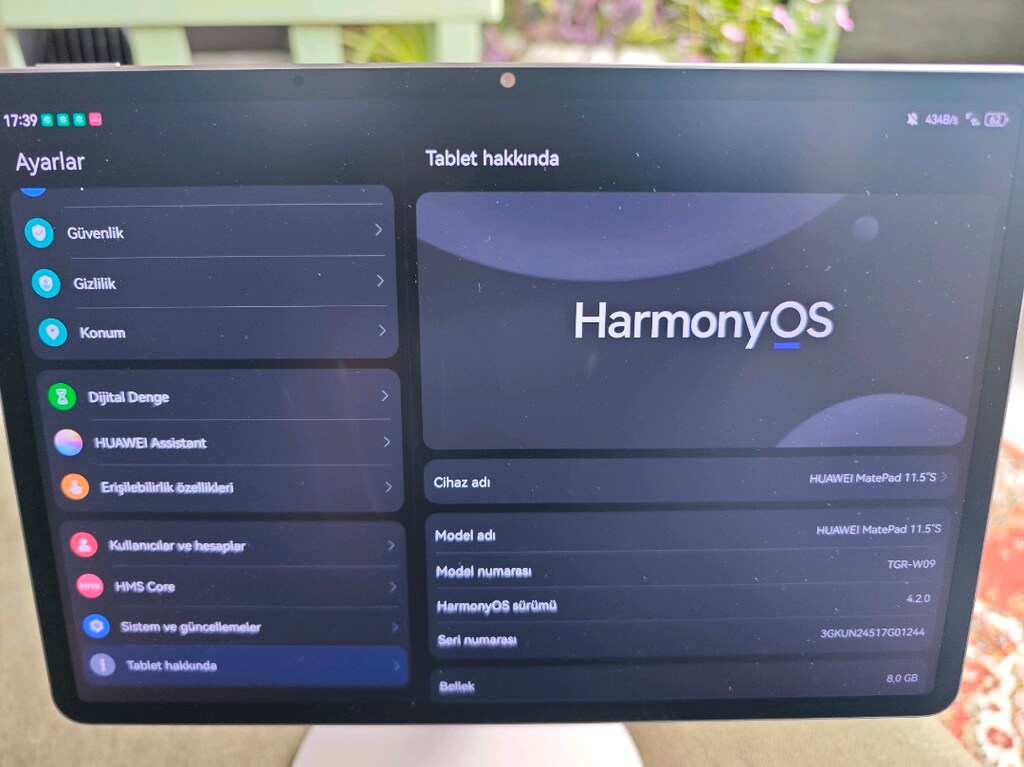 Huawei matepad 11.5 s papermate 8 256 144hz 2.8k ekran artı stand wiwu - 2