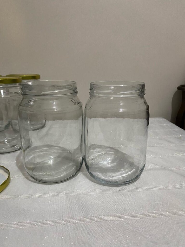 1,5 litrelik , 6 adet cam kavanozlar - 2