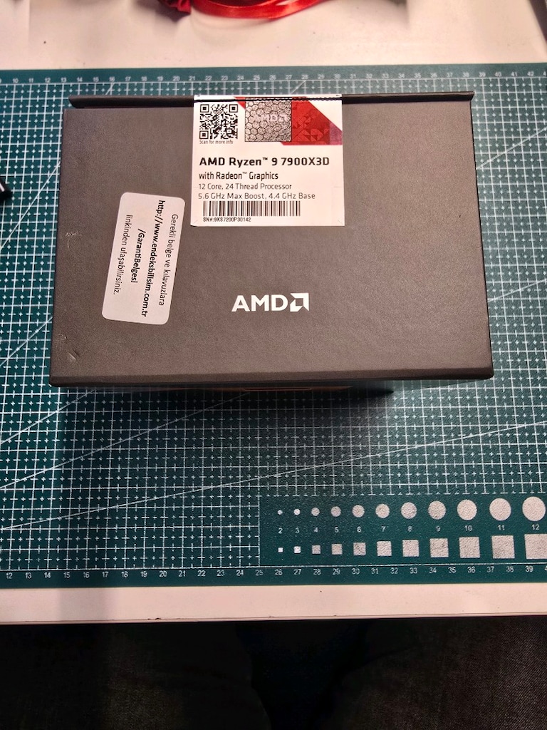 AMD Ryzen 9 7900X3D 12-Core / 24-Thread AM5 İşlemci | Orijinal - 3