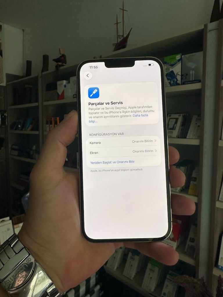 13 pro max 128 Gb değişen pil arka kamera orjinal temiz cihaz tr - 5