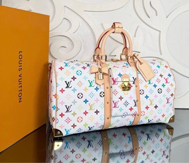 Louis Vuitton Multicolor Keepall Seyahat Çantası (Kutulu / Eksiksiz)