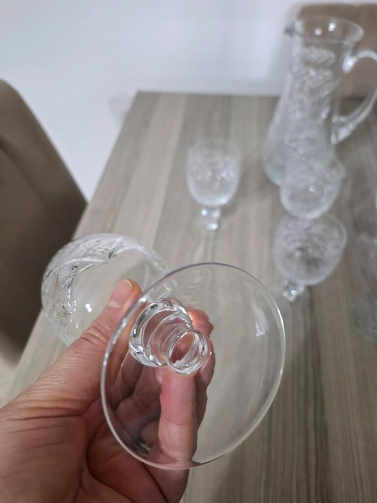 Kesme kristal kadeh takımı - 12
