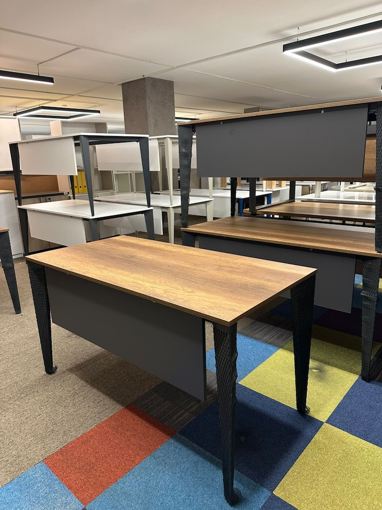 KLAS OFİS ÜSKÜDAR 140x70 CM BAROK CEVİZ ÇALIŞMA MASASI SIFIR - 3