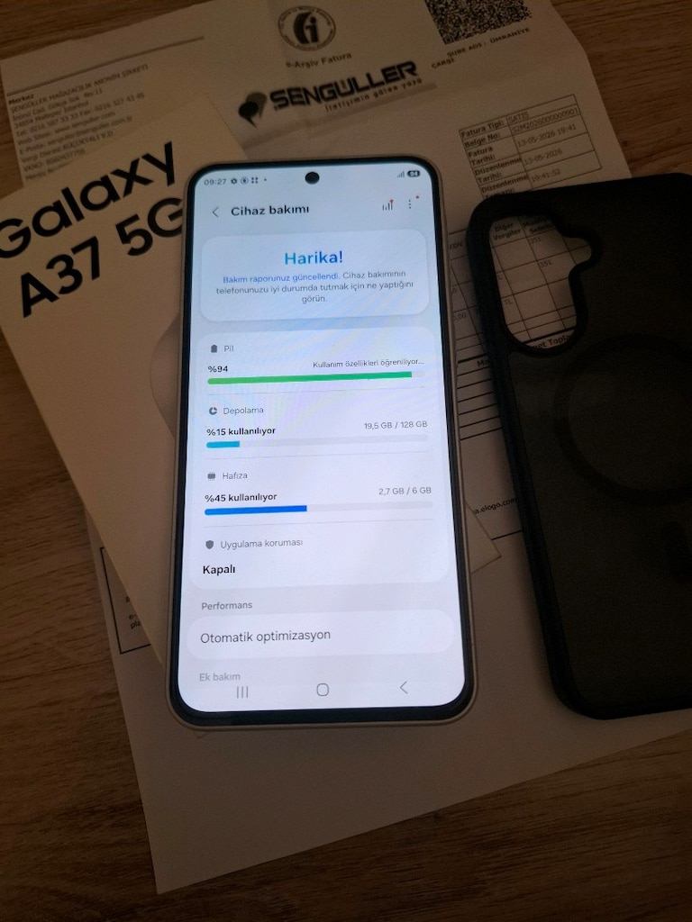 SIFIRDAN FARKSIZ YURTİÇİ 19AY GARANTİLİ 128GB6RAM SAMSUNG A37 5G - 4
