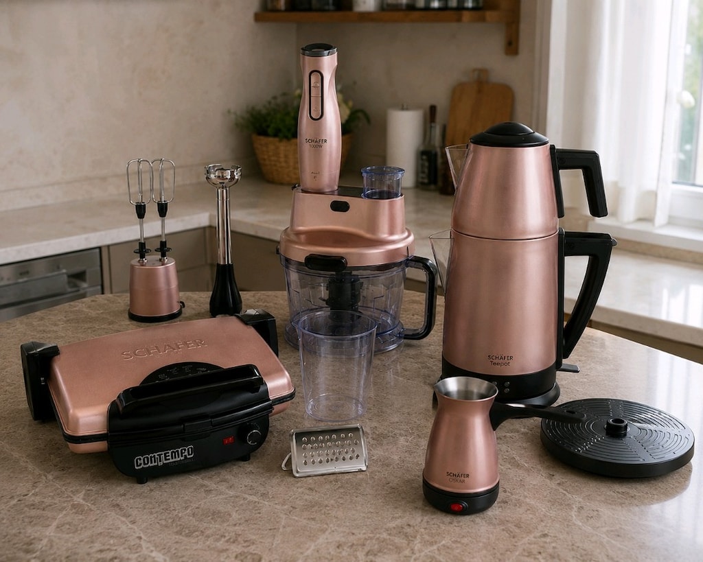 Sıfır Schafer Elektro Mega Set Rose Gold Kutulu Garantili - 4