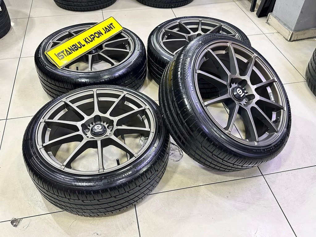 1AYLIK 5x112 SIFIR ! SPARCO BRONZ JANT LASTİK 215/40/18 225/40/18 2025 - 6