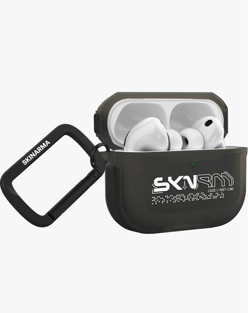 Airpods Pro 3 Uyumlu Kılıf Skinarma Transparan Mat Tasarım - 3