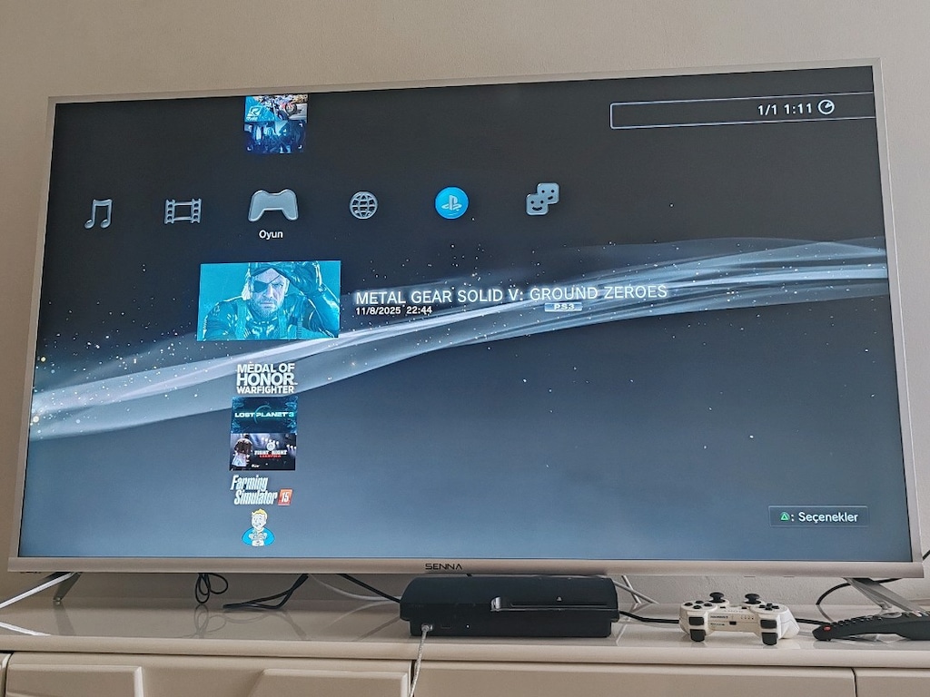 PS3 slim kasa 30/35 oyun var - 17