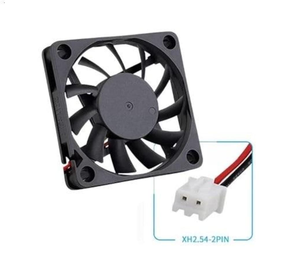 50x50mm DC 5V-12V-24V Sessiz Fırçasız Motor 3D Printer Kare FAN - 12