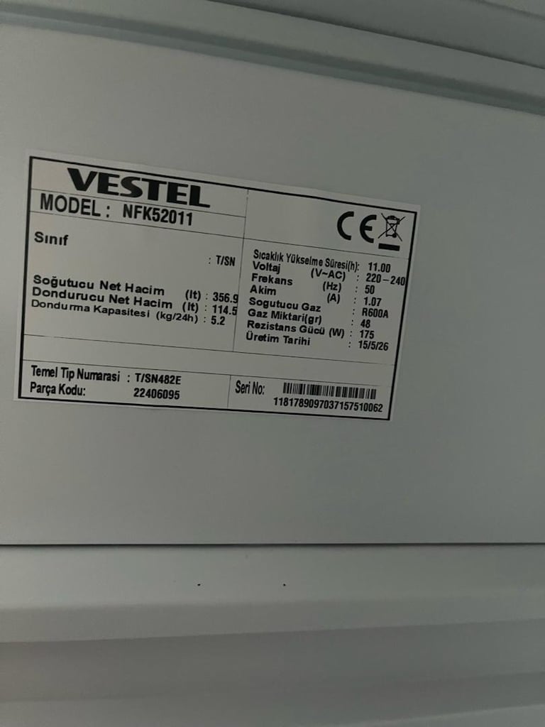Vestel buzdolabı garantili yeni ürün - 2