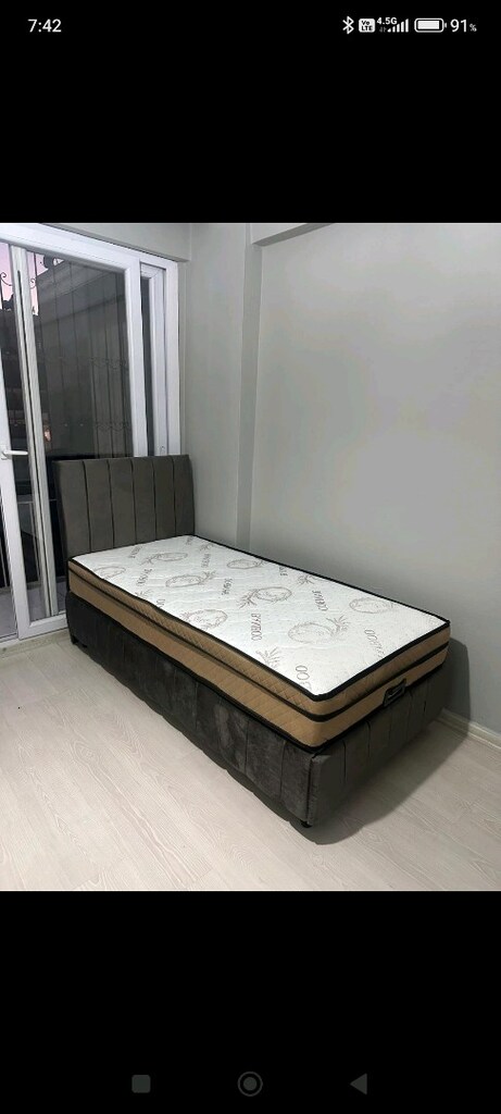 tek kişilik baza Başlık yatak takım sandıklı baza - 7