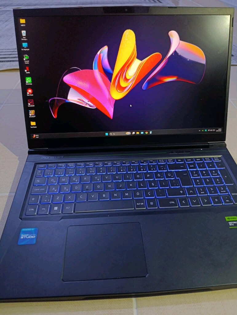 MONSTER TULPAR T7 V20.8 32GB RAM 17.3 İNÇ RTX 4060 8GB 1TB SSD - 2