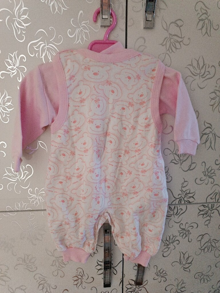 Etiketli Mini Damla Bebek ikili takım - 4