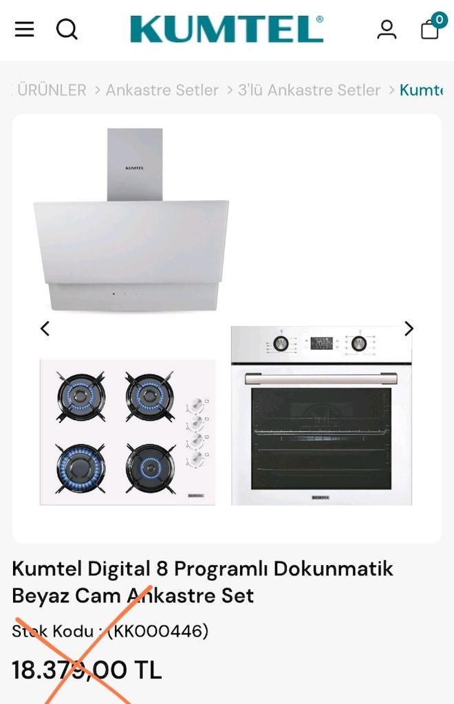 PATRON ÇILDIRDI DEV KAMPANYA DİJİTAL DOKUNMATİK KUMTEL ANKASTRE SET