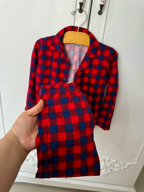 LCW ekose desenli pijama takımı