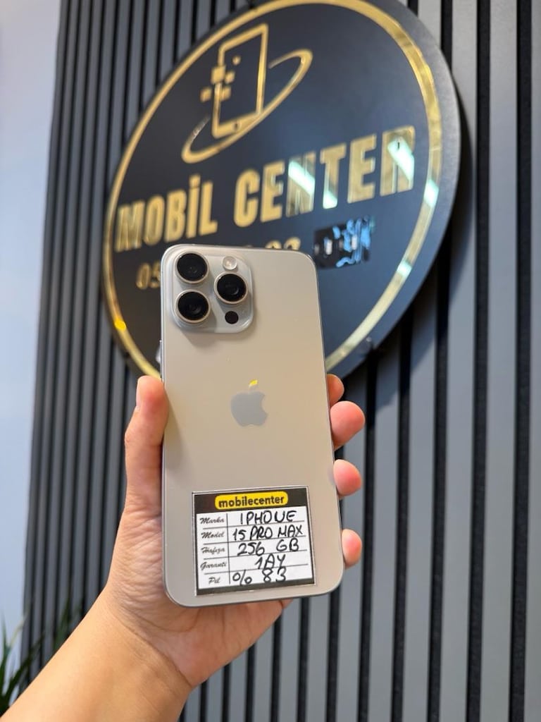 NOKTA HATASIZ IPHONE 15 PRO MAX 256GB CİHAZ - 3