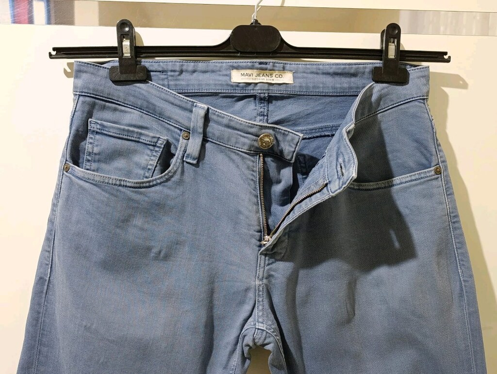 BUZ MAVİSİ KOT PANTOLON "MAVİ" - 3