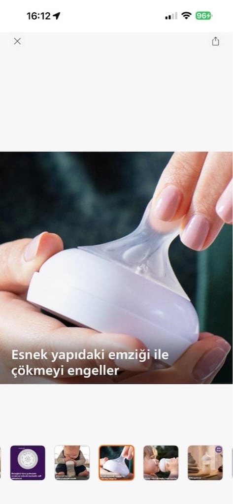 Philips Avent biberon 2 ve 3 numara emzikle birlikte- 2 adet - 2