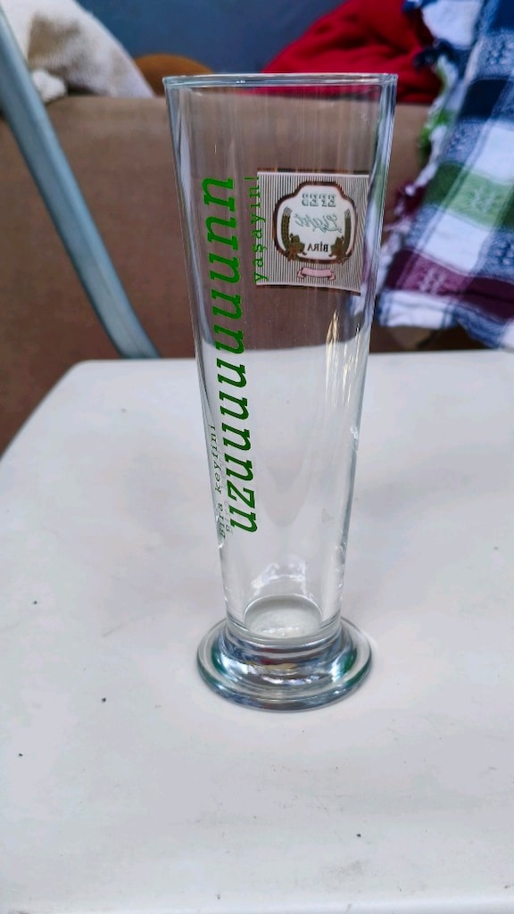uzun bira yazılı bardak - 3
