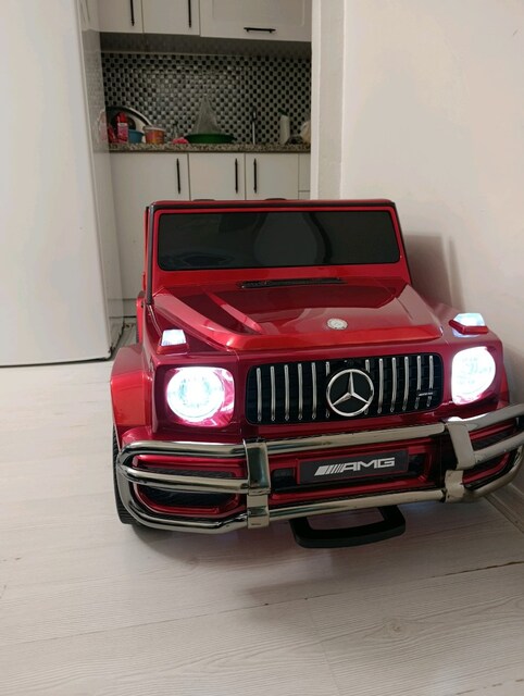 lisanslı mersedes g kasa 24 volt akülü araba ilksahibinden 3 haftalık