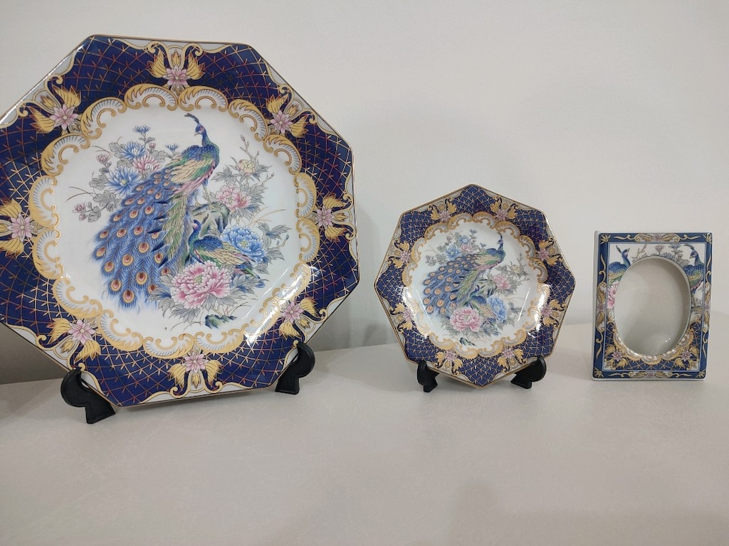 Tozan Japan Orijinal Tavus Kuşu Desenli Dekoratif Set - 8