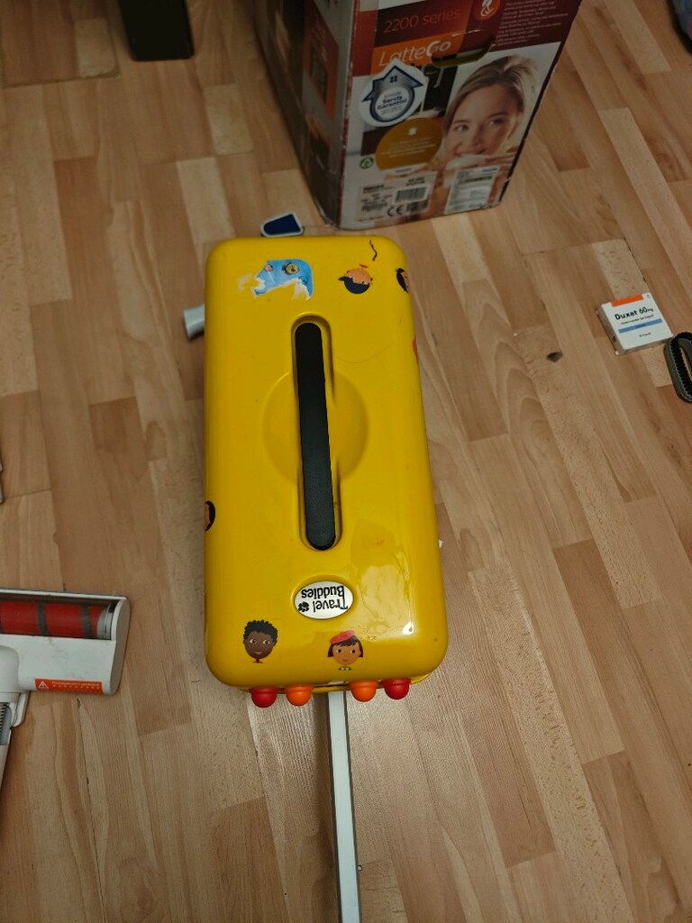Travel Buddies Bin ve Seyahat Et Okul Otobüsü Bavul Sarı Bir kere dışa - 3