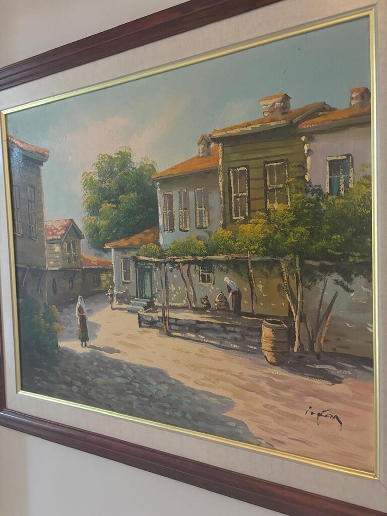 irfan çiftçi imzalı yağlı boya - 2