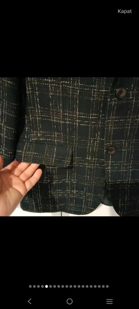 erkek ceket slim fit 46 beden - 3