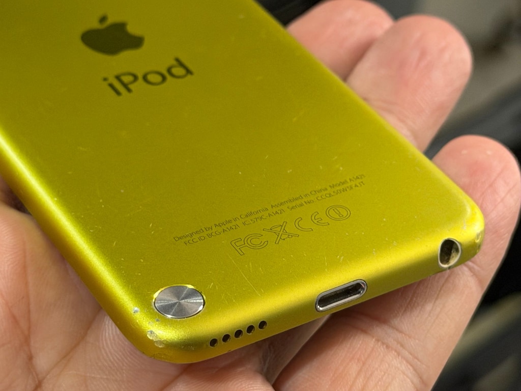 iPod Touch 5.Nesil Müzikçalar Sarı Renk A1421 - 19