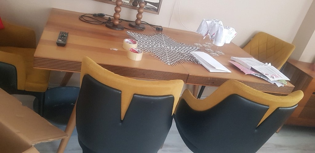 yemek masa takimi ve balkon masasi - 2