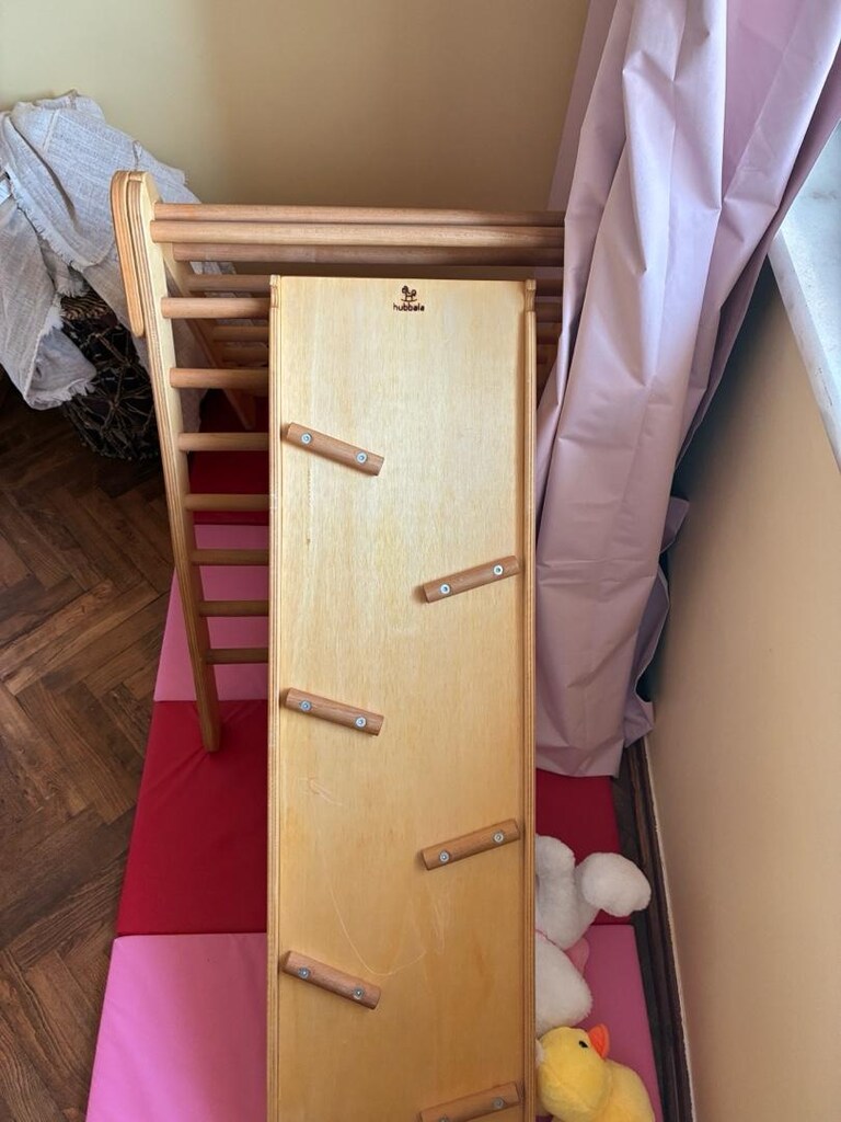 Hubbala Ahşap Kaydırak Montessori - 3