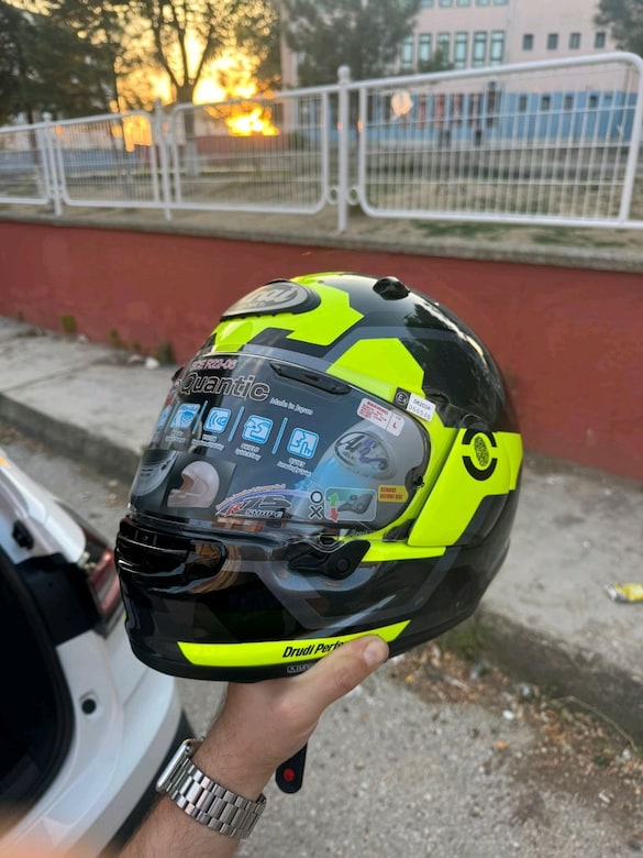az kullanılmış yeni gibi ARAİ + CARDO İNTERKOMLU - 2