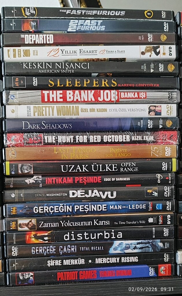 Orijinal Bandrollü DVD Film Arşivi (108 Adet) - 5