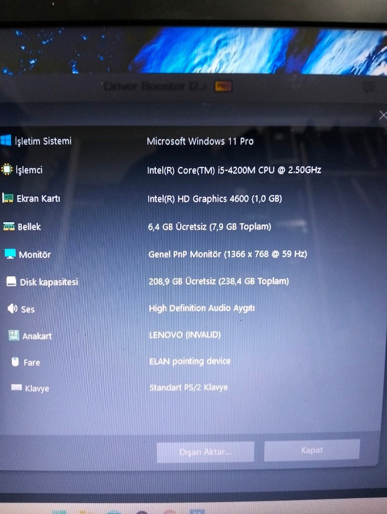 LENOVO G505 İ5 4. NESİL İŞLEMCİLİ LAPTOP - 6