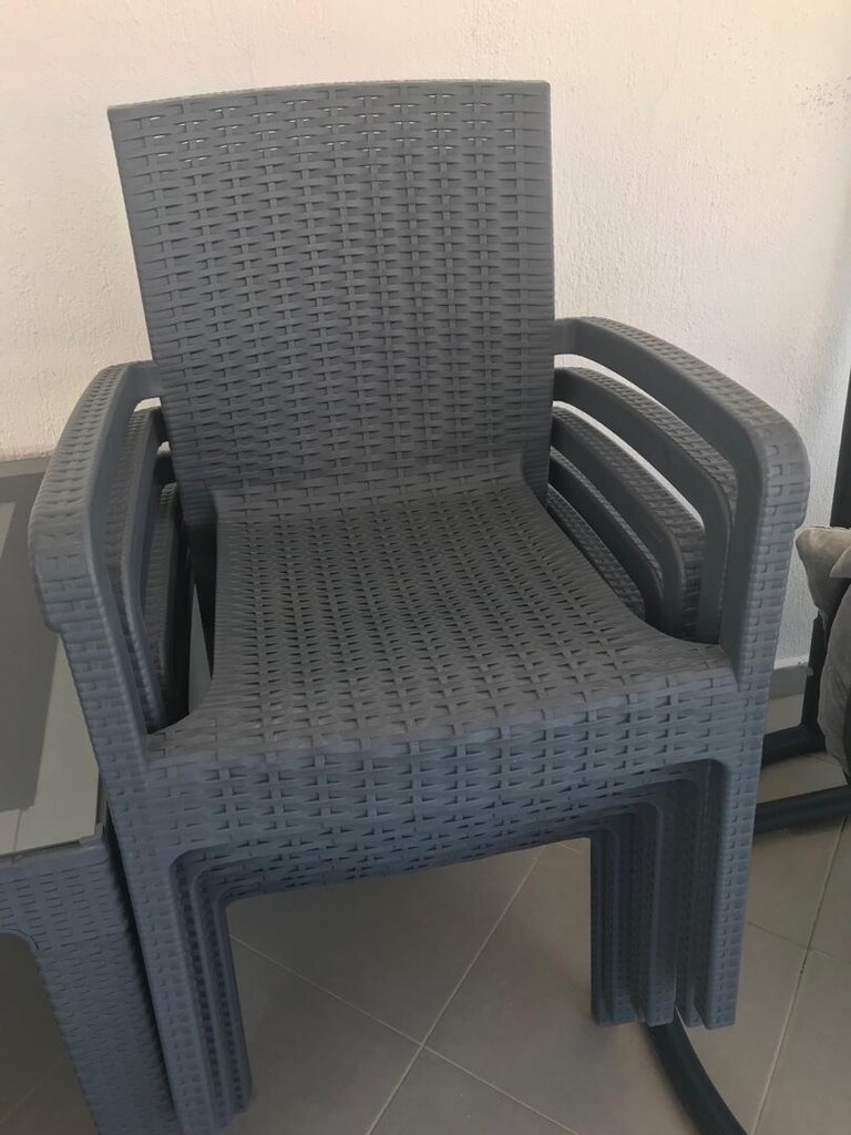 balkon masa sandalye ve salıncak takım - 4
