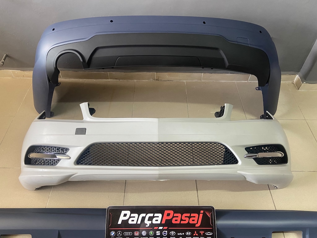 MERCEDES W204 AMG BODY KİT ÖN ARKA TAMPON SETİ 2007 - 2010 UYUMLU - 5