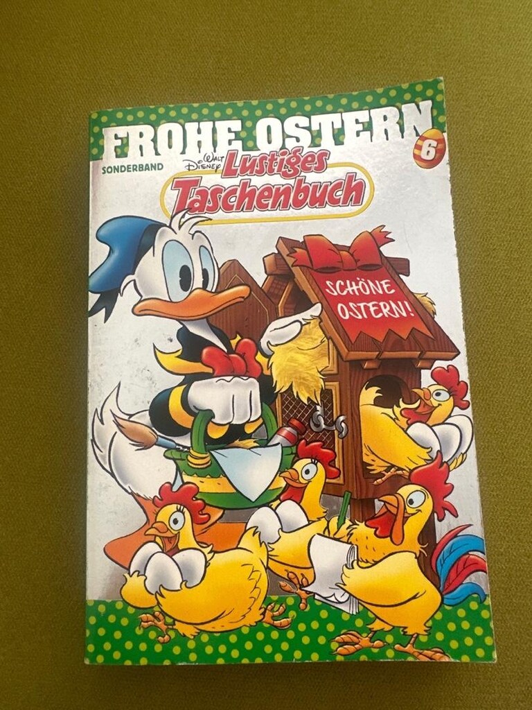 Almanca Çizgi Roman Kitabı Lustiges Taschenbuch