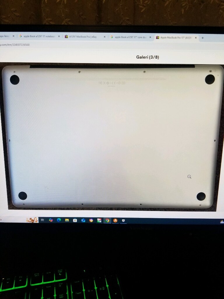 Apple Macbook Pro A1297/ 17" Seri LCD COVER EKRAN TÜM PARÇALAR Arızalı - 9