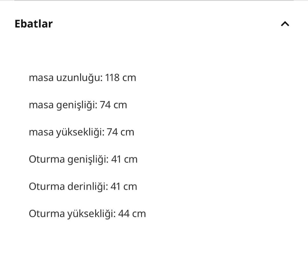 Ikea Masa