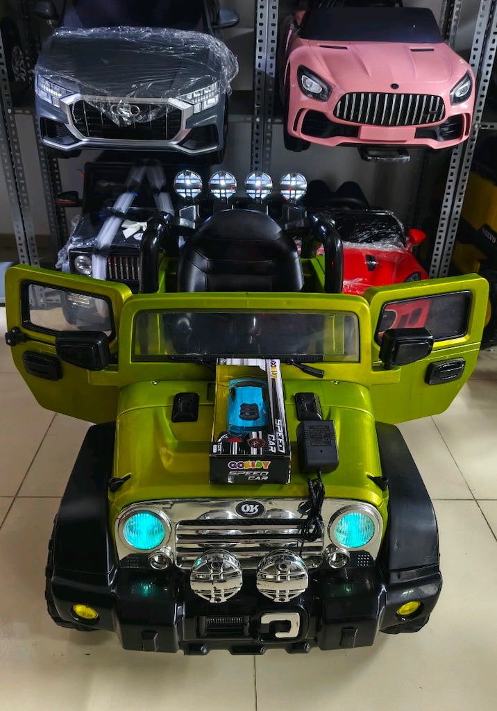 (AnkaCar ÇOCUK oto galeri)12+12 2 MOTOR KUMANDALI AKÜLÜ ARABA JİP - 12