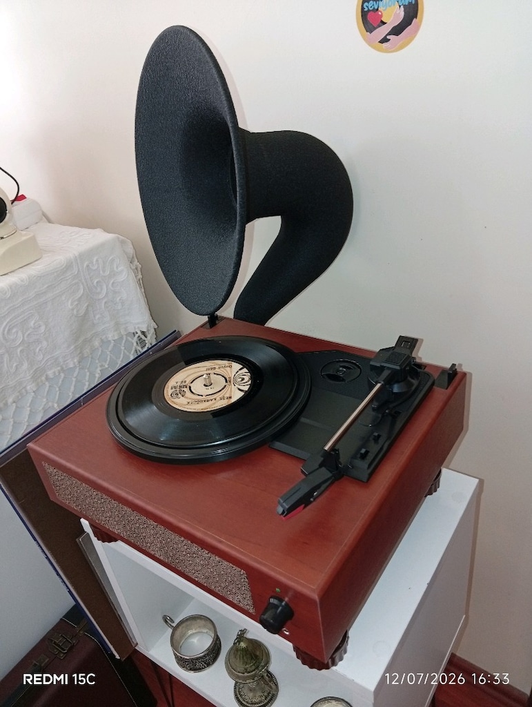GRAMOFON PİKAP SIFIR FATURALI GARANTİ ÜRÜNDÜR - 5
