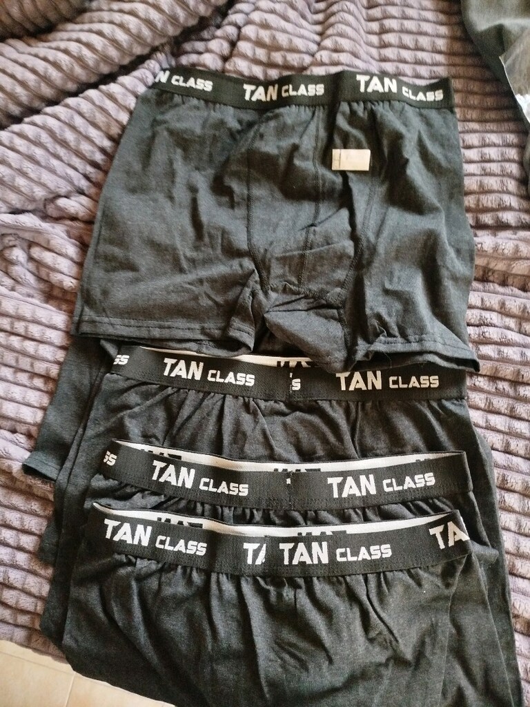 TAN CLASS 6'lı Siyah ,gri, Premium Boxer , Boxer
